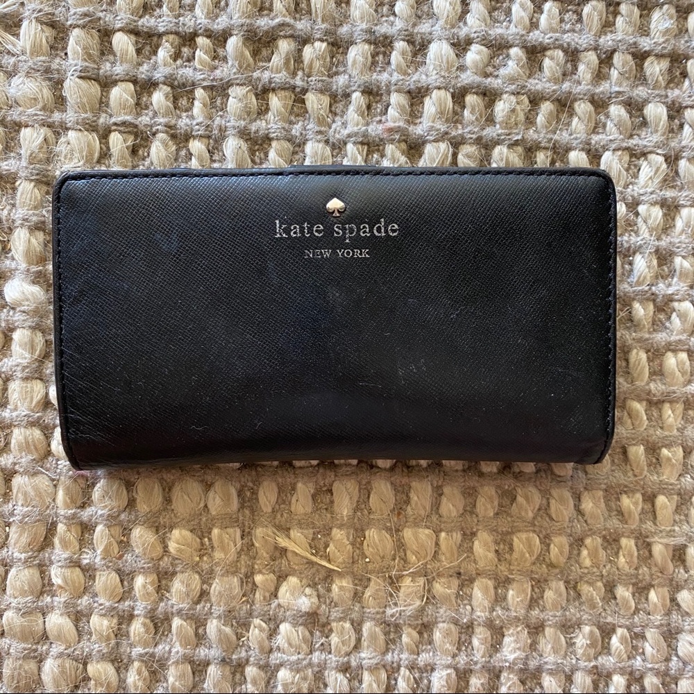 Black Kate Spade Bifold Wallet